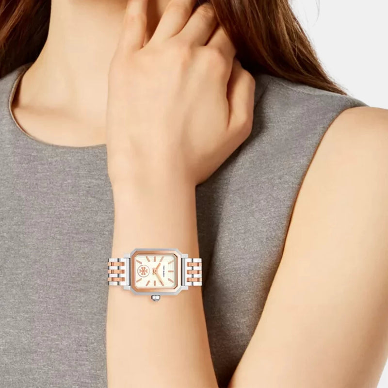 Tory Burch Robinson Rose Gold Tone Stainless Steel Strap Ladies Watches TBW1509 Women's Watch TBW1509 - Image 4