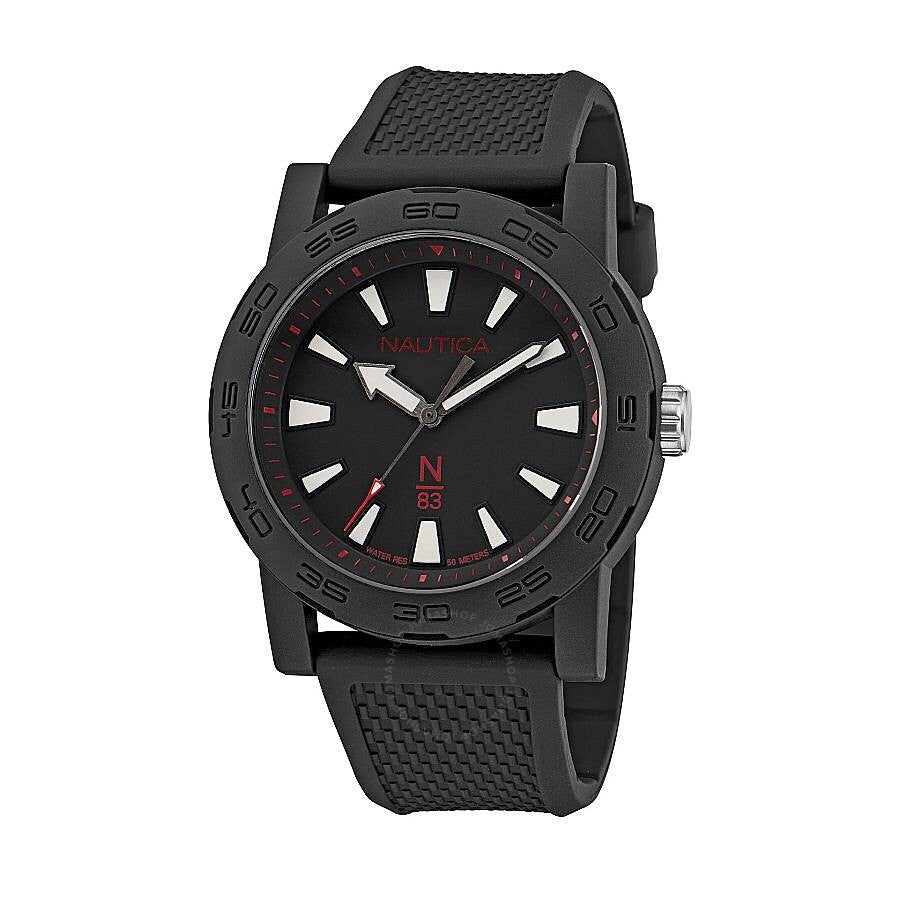 Nautica Ayia Triada Quartz Black Dial Men's Watch NAPATF203 - The Watches Men & Co