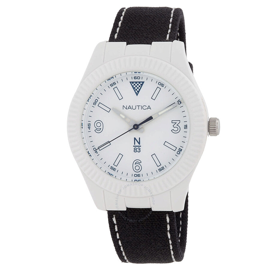 Nautica N83 Everyday Quartz White Dial Men's Watch NAPMBF203 - The Watches Men & Co