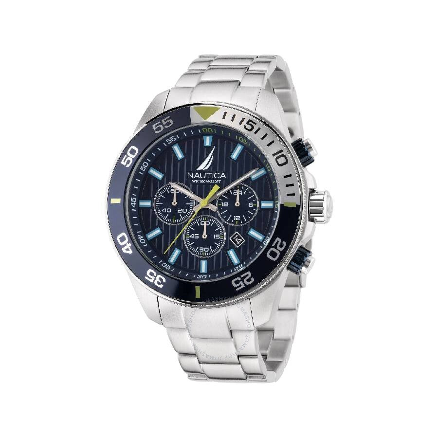 Nautica One Chronograph Quartz Blue Dial Men's Watch NAPNOS304 - The Watches Men & Co