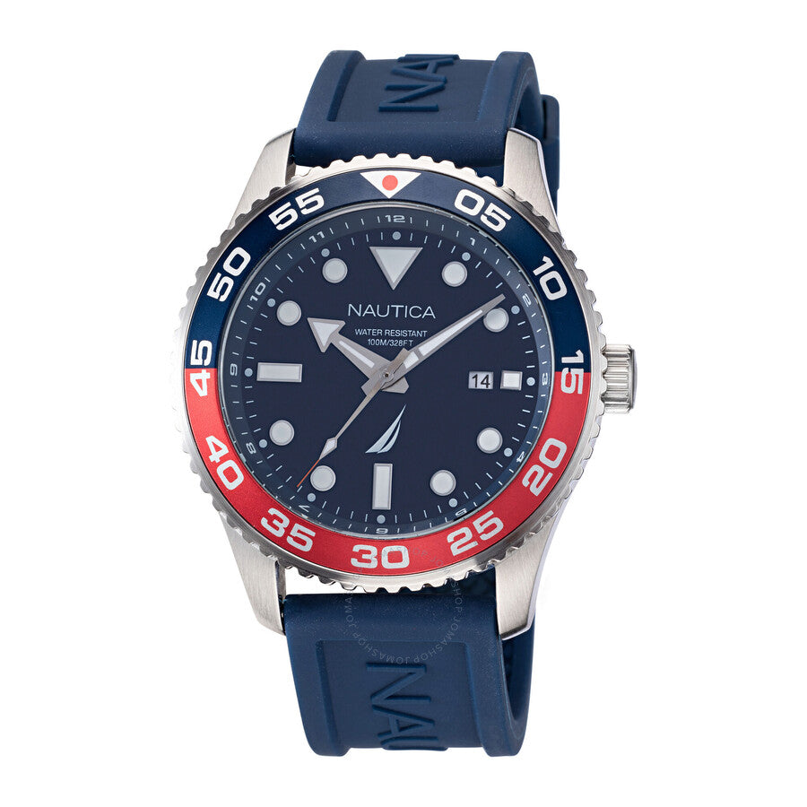 Nautica Pacific Beach Quartz Blue Dial Men's Watch NAPPBF144 - The Watches Men & Co