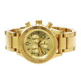 Reloj Nixon 42-20 Chrono Champagne Dial dorado para hombre A037-502