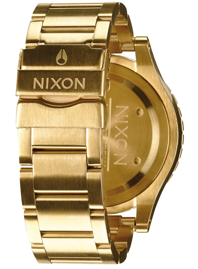 Nixon 48-20 Chrono Gold Tone Dial Men's Watch A486-502 (Minor Defect)