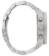 ساعة نيكسون 51-30 كرونوغراف للرجال، مينا أبيض، مصنوعة من الفولاذ المقاوم للصدأ، موديل A083-100