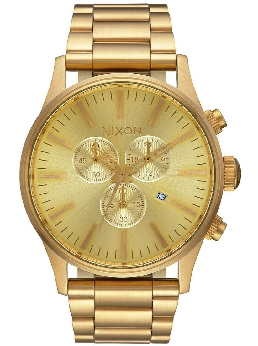 Nixon Sentry Chrono Gold Men's Watch A386-502