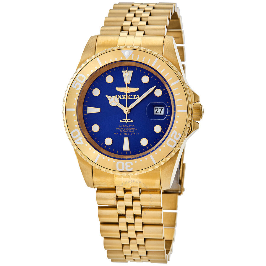 Open Box - Invicta Pro Diver Automatic Blue Dial Men's Watch 30097 - The Watches Men & Co