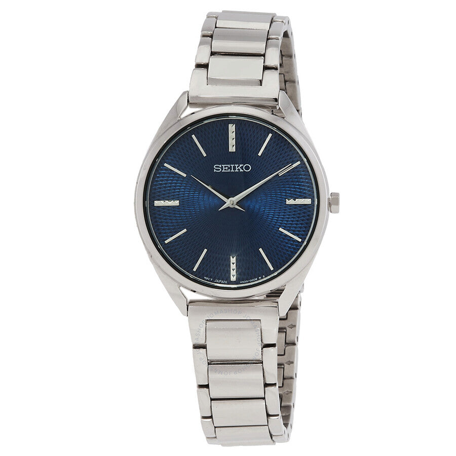 Open Box - Seiko Conceptual Quartz Blue Dial Ladies Watch SWR033P1 - The Watches Men & Co