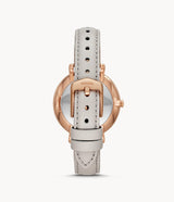 Fossil Jacqueline Reloj de cuarzo con esfera floral blanca para mujer ES4672