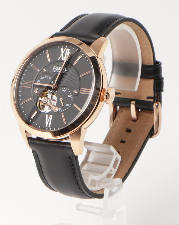 Fossil Townsman Cronógrafo Automático Esfera Negra Reloj para Hombre ME3170