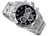 Guess Continental Reloj para Hombre en Tono Plateado GW0260G1