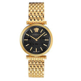 Versace V-Twist Black Dial Gold Mesh Bracelet Watch for Women - VELS00819 VELS00819 - Image 2