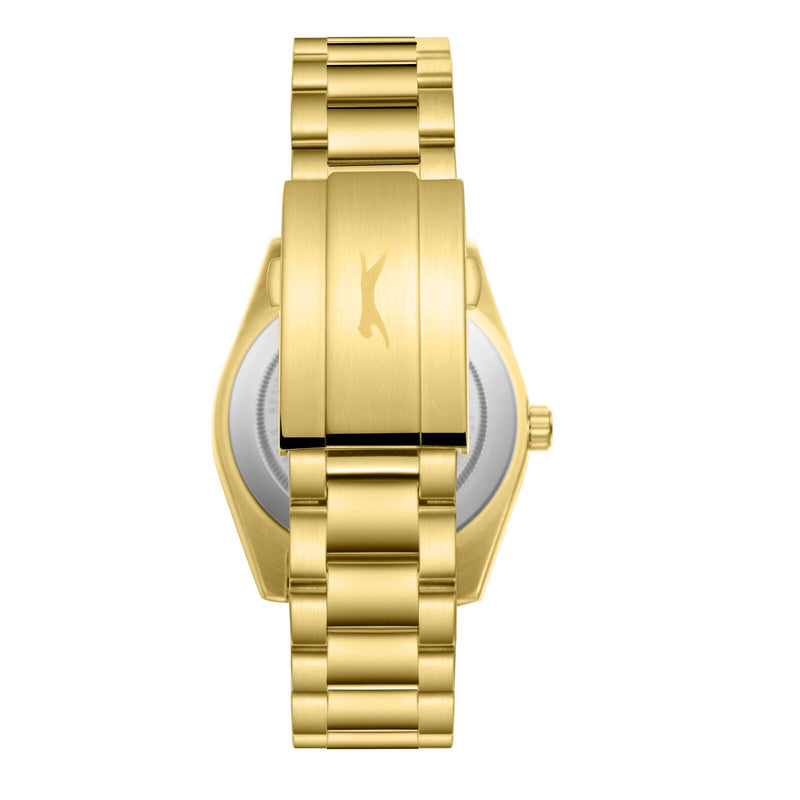 SLAZENGER Gold Stainless Steel Men's Watch - SL.09.2491.1.0624 SL.09.2491.1.0624 - Image 4