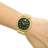 Versace V-Twist Black Dial Gold Mesh Bracelet Watch for Women - VELS00819 VELS00819 - Image 8