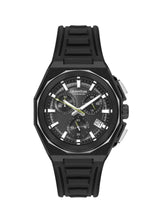 Quantum Black Chronograph Silicone Strap Men's Watch PWG1078.651