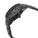 Armani Exchange Banks Reloj cronógrafo de cuarzo con esfera negra para hombre AX1722