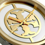 Tory Burch The Reva Dual Tone Stainless Steel Strap Women's Watch TBW4027 - Image 4