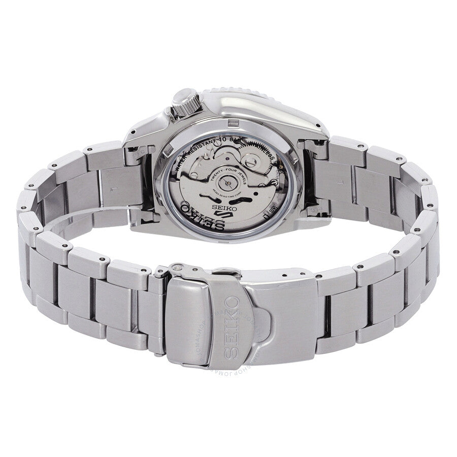 Seiko Seiko 5 Automatic Orange Dial Unisex Watch SRPK35 - The Watches Men & Co #3