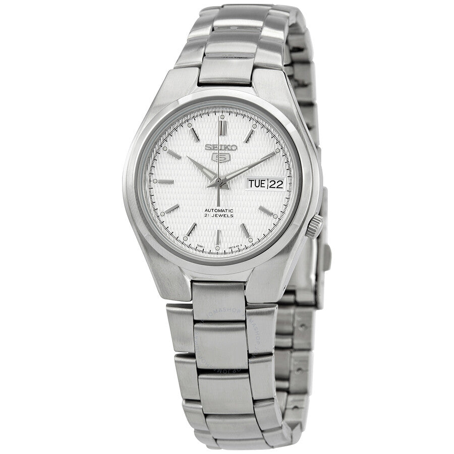 Seiko 5 Automatic Silver Dial Men's Watch SNK601K1 - The Watches Men & Co