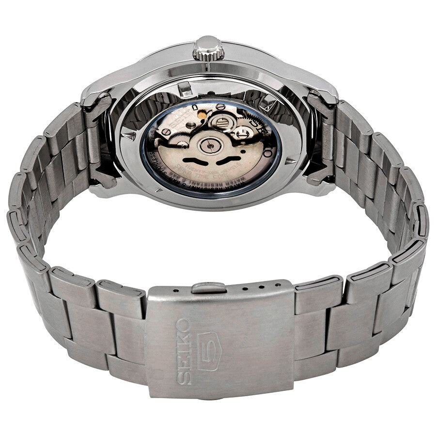 Seiko 5 Automatic White Dial Stainless Steel Men's Watch SNKP15K1S - Watches of America #3