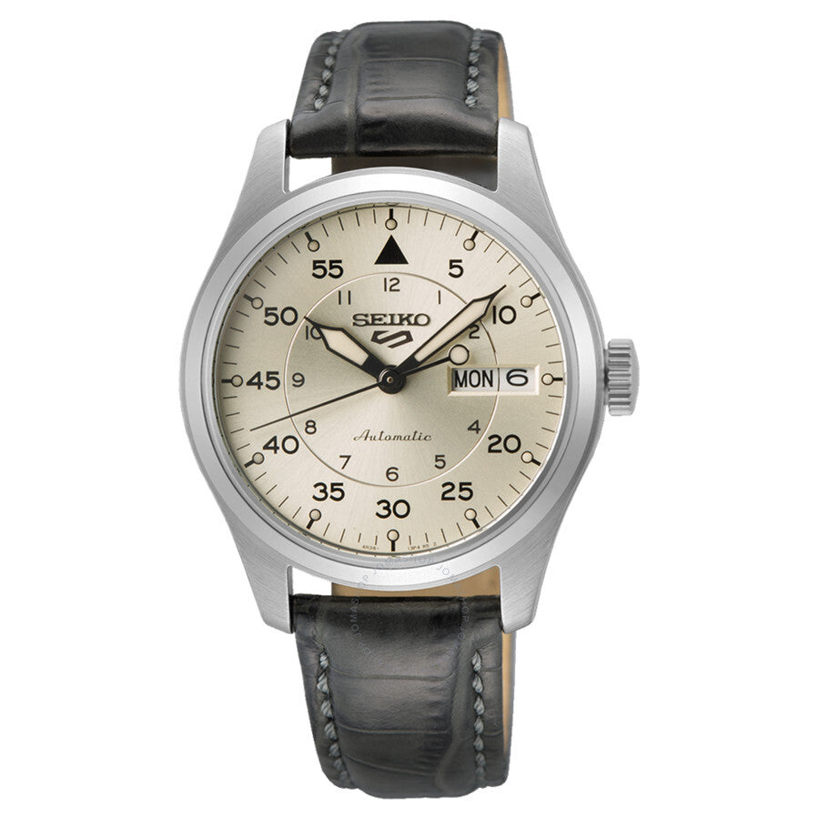 Seiko 5 Field Sports Automatic Silver Dial Unisex Watch SRPJ87 - The Watches Men & Co