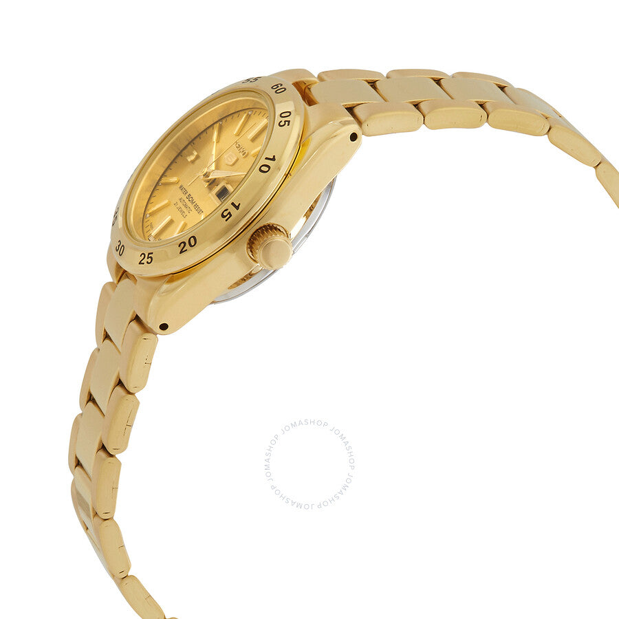 Seiko 5 Sports Automatic Gold Dial Ladies Watch SYMG44K1 - Watches of America #2