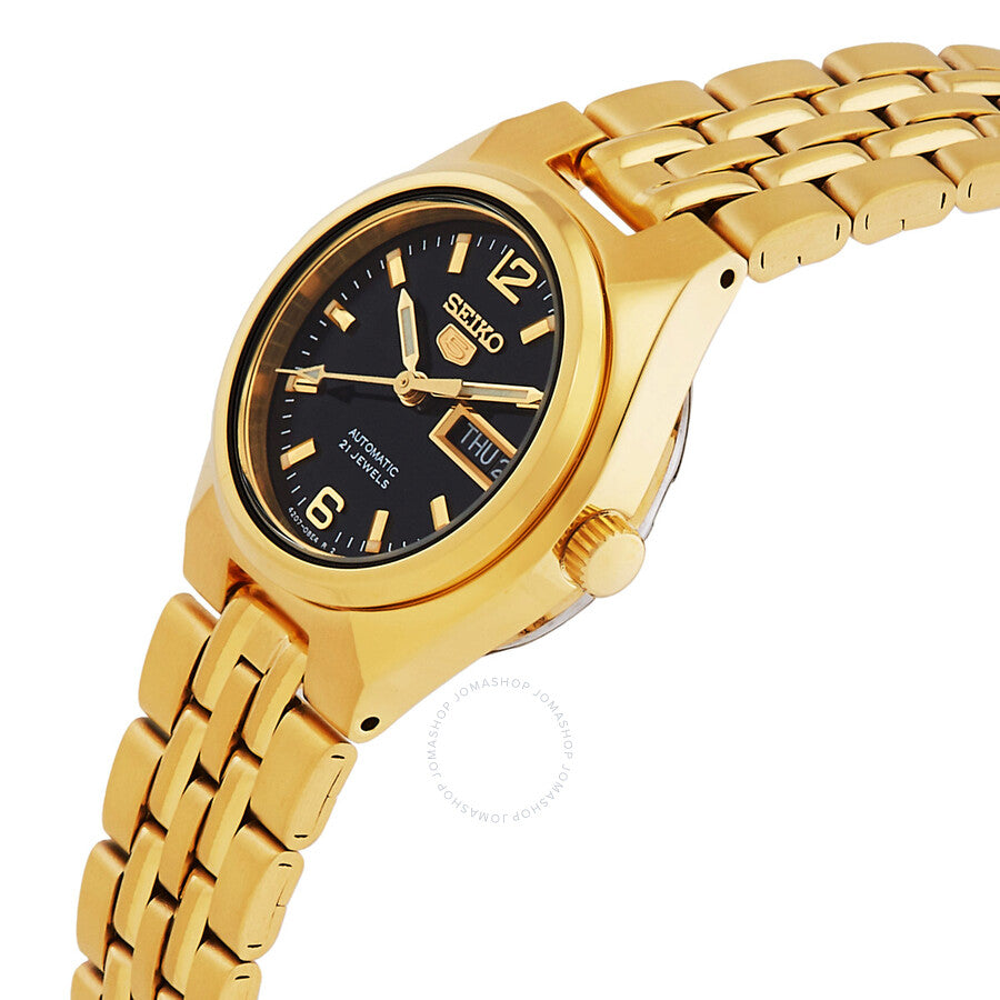 Seiko Automatic Black Dial Ladies Watch SYMK38K1 - Watches of America #2