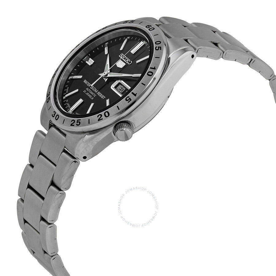 Seiko Automatic Black Dial Stainless Steel Men's Watch SNKE01J1 - Watches of America #2