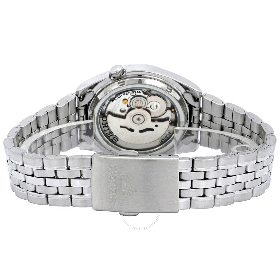 Seiko Automatic White Dial Men's Watch SNK369K1 - Watches of America #3