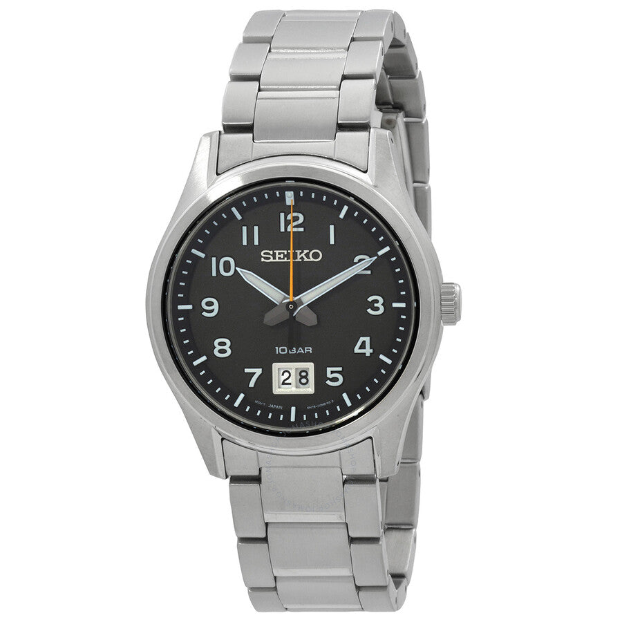 Seiko Classic Quartz Black Dial Men's Watch SUR569P1