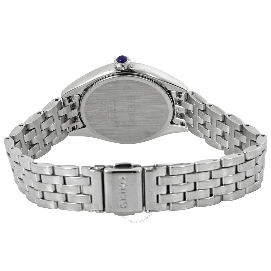 Reloj Seiko clásico de cuarzo con esfera blanca para mujer SUR327