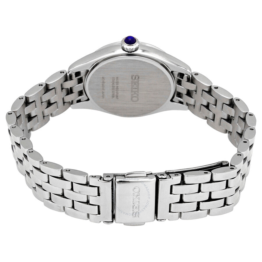 Seiko Classic Quartz White Dial Ladies Watch SUR333