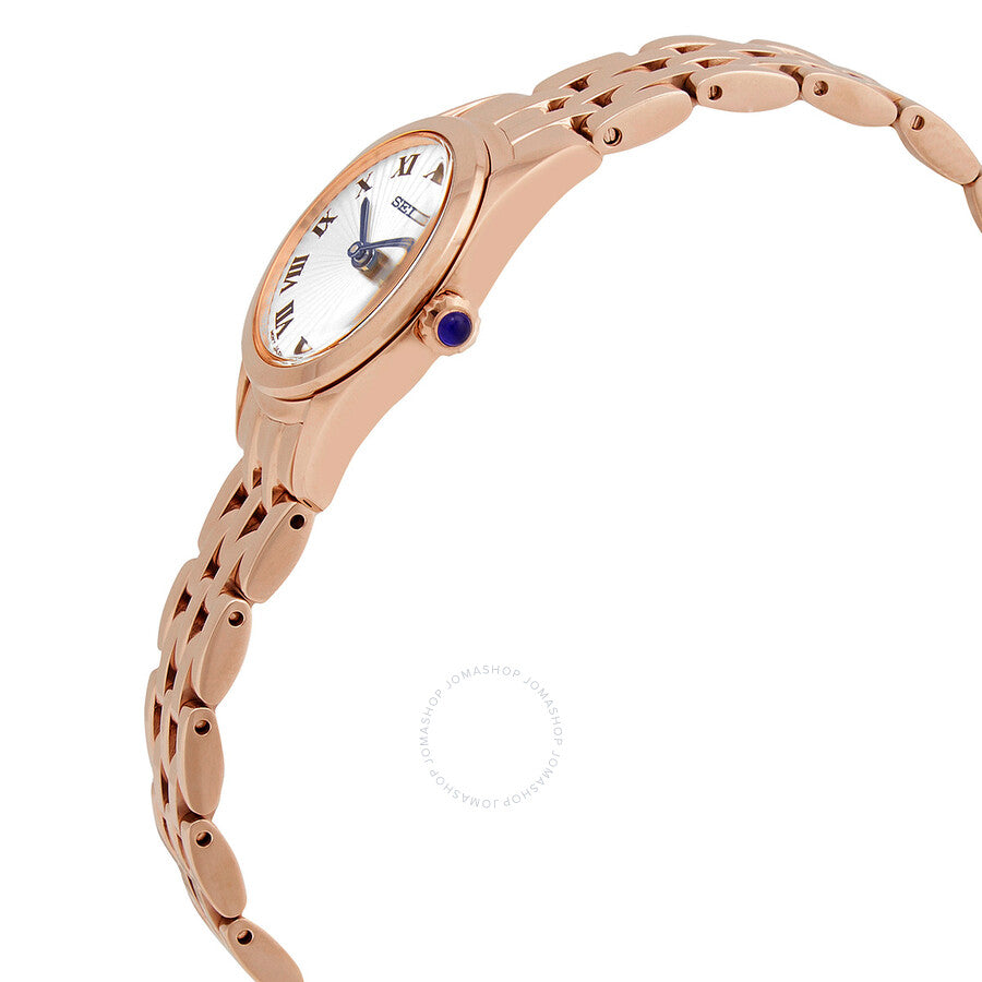 Seiko Classic Quartz White Dial Rose Gold-tone Ladies Watch SWR042 - Watches of America #2