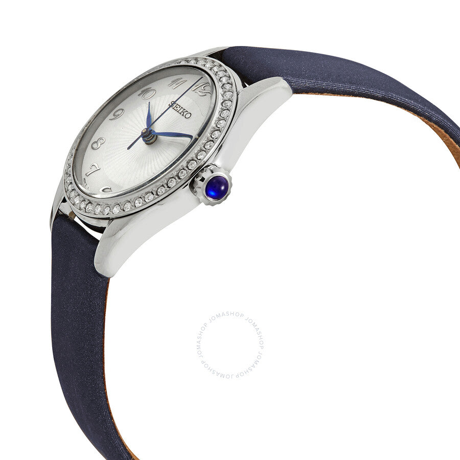 Seiko Core Quartz Crystal Silver Dial Ladies Watch SUR385P2 - The Watches Men & Co #2