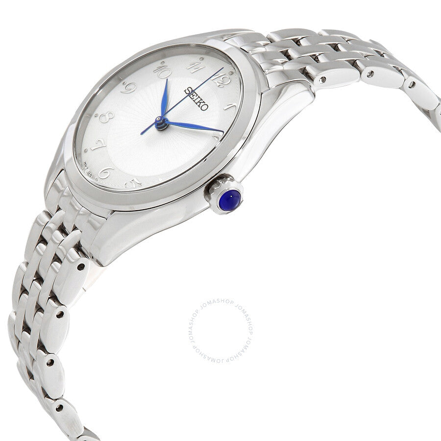 Seiko Core Quartz White Dial Ladies Watch SUR379P1 - The Watches Men & Co #2