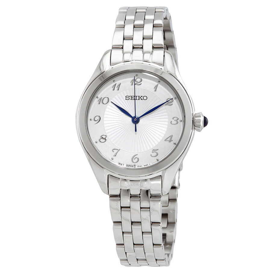 Seiko Core Quartz White Dial Ladies Watch SUR379P1 - The Watches Men & Co
