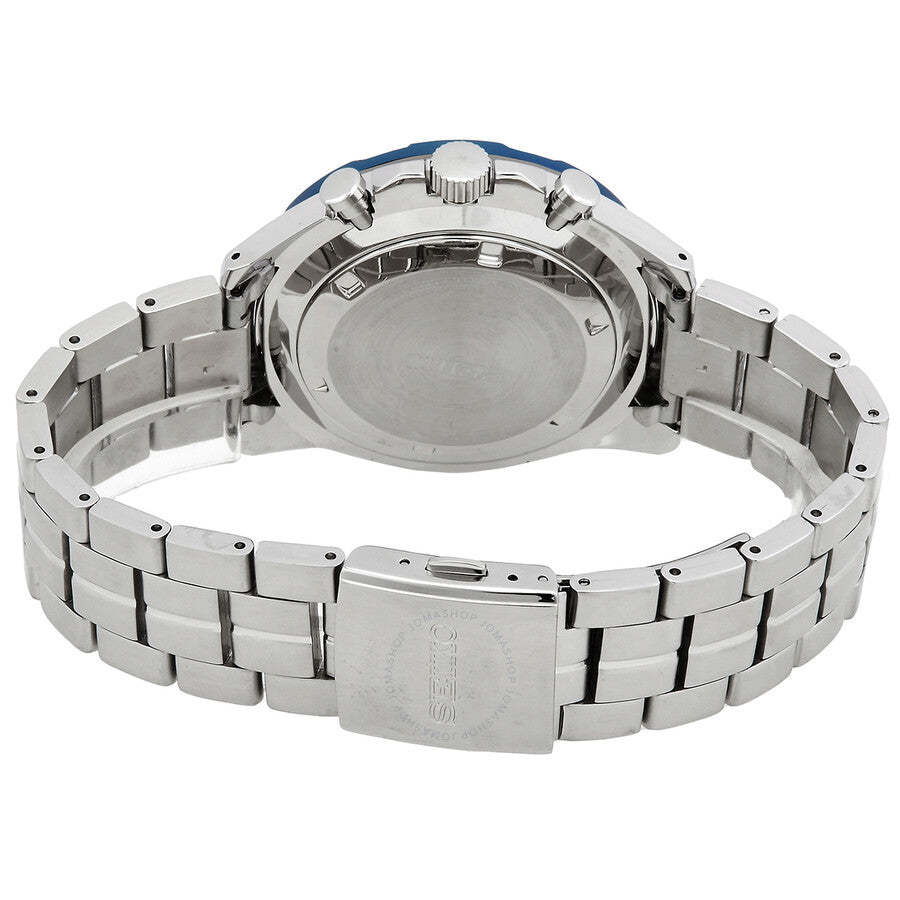 Seiko Essentials Chronograph Quartz Blue Dial Men's Watch SSB345P1 - The Watches Men & Co #3