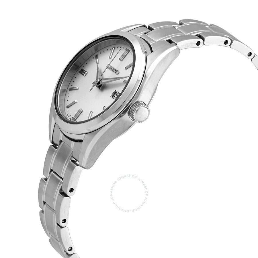 Seiko Essentials Quartz Silver Dial Ladies Watch SUR633