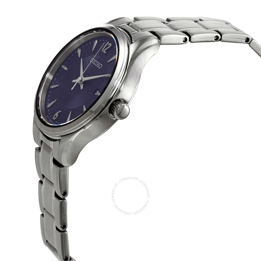 Seiko Noble Quartz Blue Dial Ladies Watch SUR425