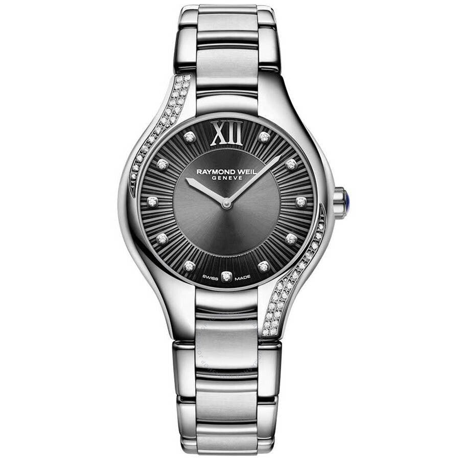 Seiko Noemia Quartz Diamond Grey Dial Ladies Watch 5132-S1S-60181 - The Watches Men & Co