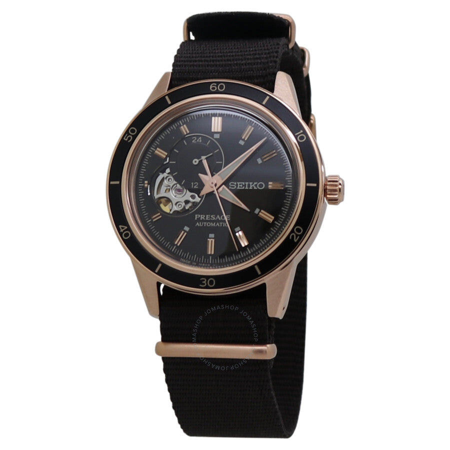 Seiko Presage Automatic Black Dial Men's Watch SSA426J1 - Watches of America