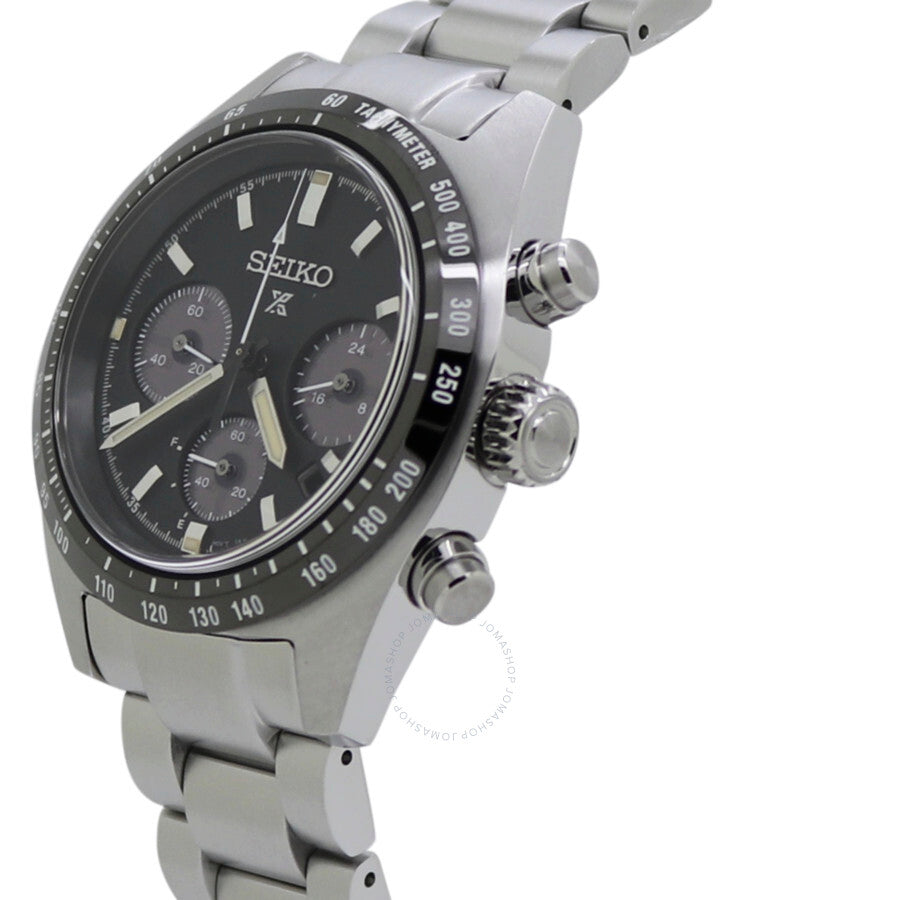 Seiko Prospex Chronograph Quartz Black Dial Men's Watch SSC819 - Watches of America #2