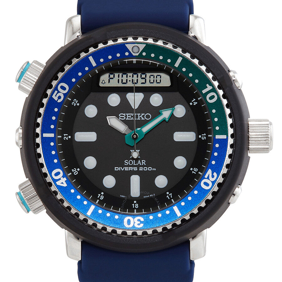 Seiko Prospex Sea Analog-Digital Black Dial Men's Watch SNJ039P1 - Watches of America #4