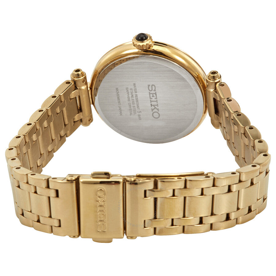 Seiko Quartz Crystal White Dial Ladies Watch SRZ536P1