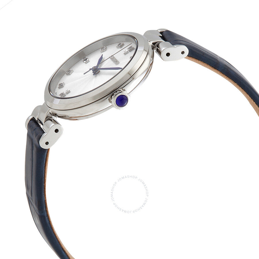 Seiko Quartz Crystal White Mother of Pearl Dial Ladies Watch SRZ545P1 - The Watches Men & Co #2