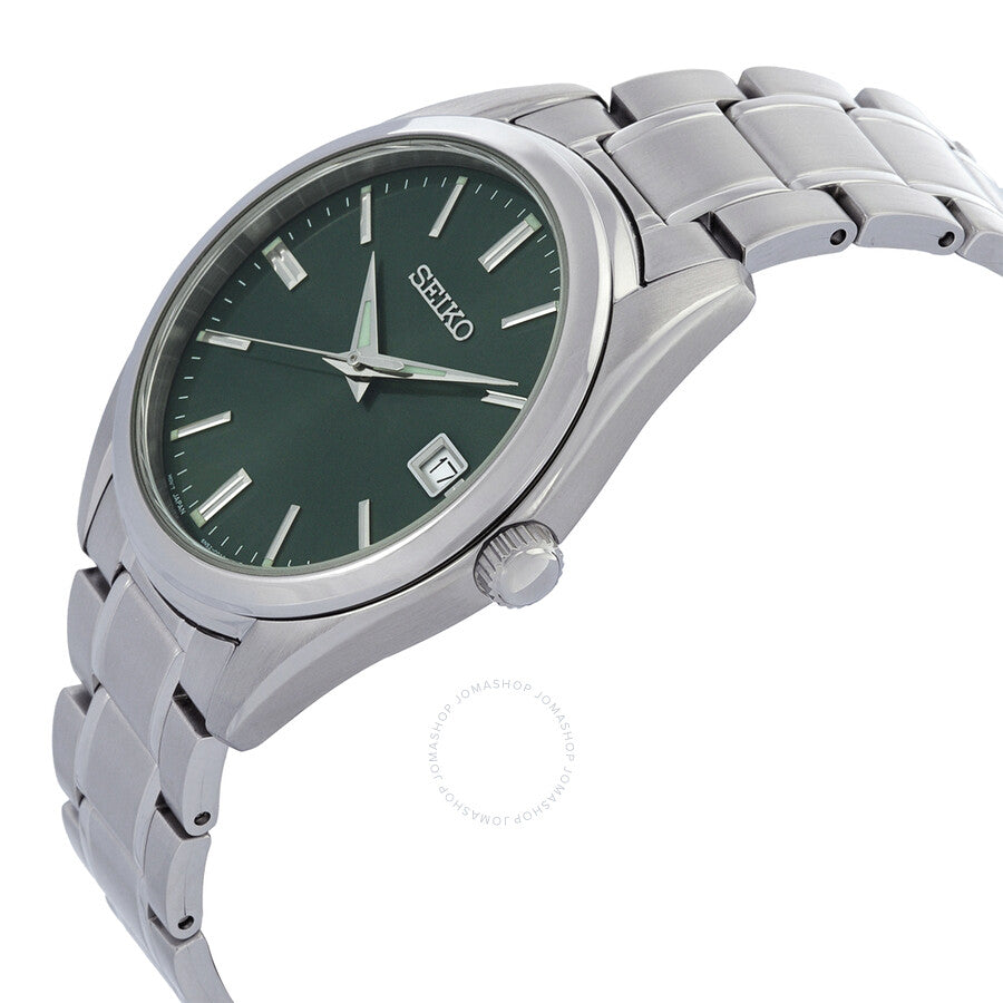 Seiko Quartz Green Dial Men's Watch SUR527P1