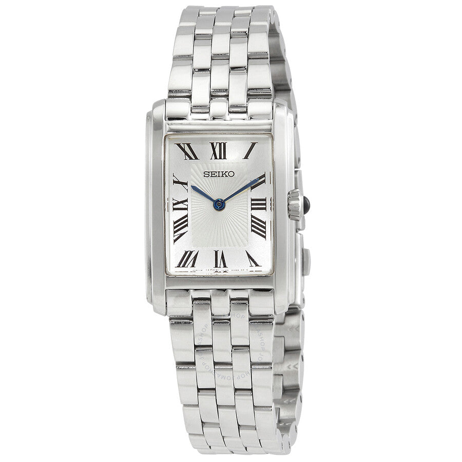 Seiko Quartz White Dial Ladies Watch SWR083P1 - The Watches Men & Co
