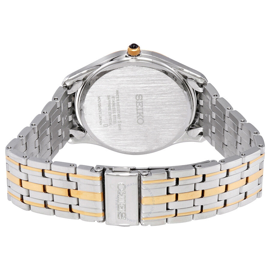 Seiko Quartz White Dial Two-tone Men's Watch SRK048P1