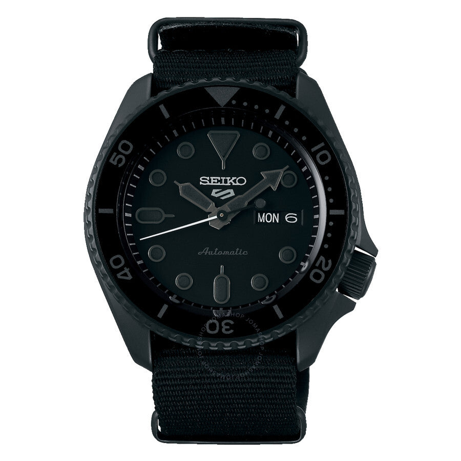 Seiko 5 Automatic Black Dial Unisex Watch SRPD79 - Watches of America