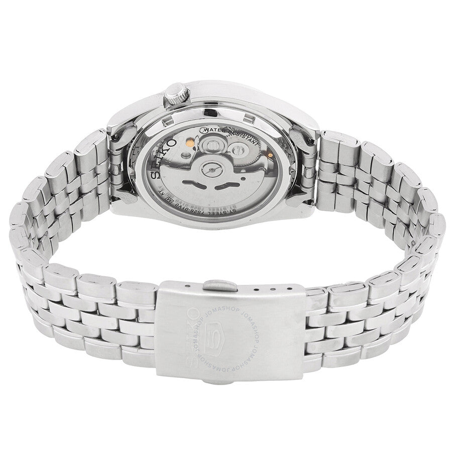 Seiko Series 5 Automatic Black Dial Unisex Watch SNK375K - Watches of America #3