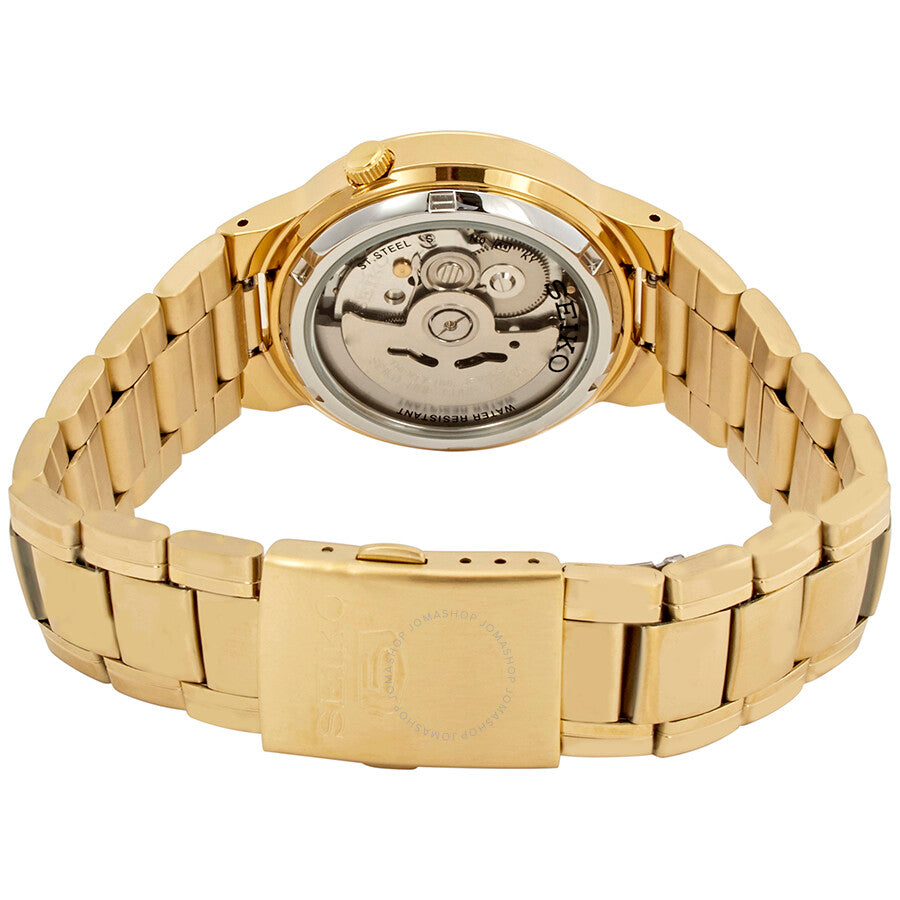 Seiko Series 5 Automatic Gold Dial Men's Watch SNKA10 - The Watches Men & Co #3